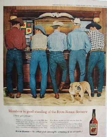 Four Roses Members In Good Standing Ad 1959