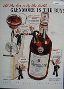 Glenmore Whiskey At The Bar Or By Bottle Ad 1942