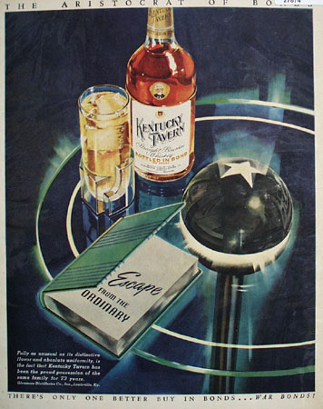 Kentucky Tavern Aristocrat Of Bourbon Ad 1944