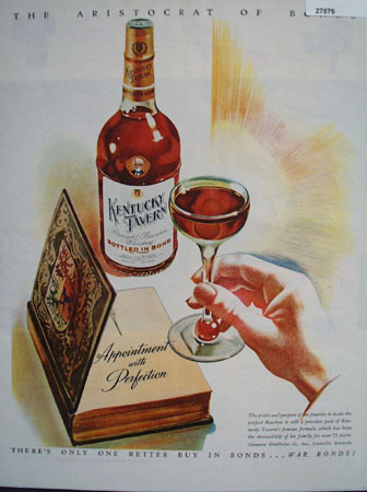 Kentucky Tavern Appointment With Perfection Ad 1944