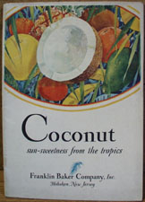 Coconut Sweetness From The Tropics Cookbook 1928