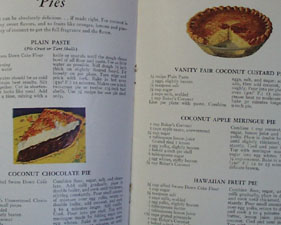 Coconut Sweetness From The Tropics Cookbook 1928
