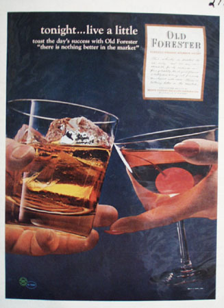 Old Forrester Tonight Live A Little Ad 1964