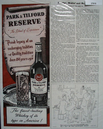 Park And Tilford Whiskey Proud Legacy Ad 1945