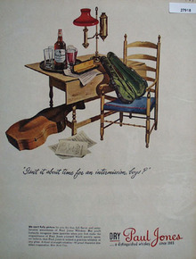 Paul Jones Time for Intermission Ad 1944