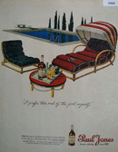 Paul Jones Whiskey Prefer End Of Pool Ad 1945
