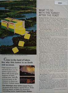 Land O Lakes Butter Come To Land Of Lakes Ad 1965