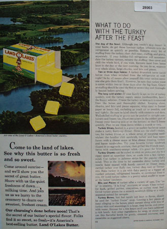 Land O Lakes Butter Come To Land Of Lakes Ad 1965