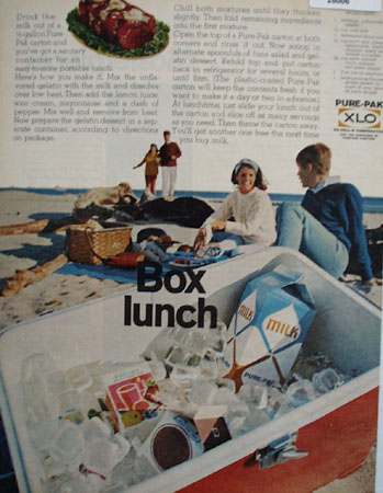 Pure Pak Tuna Lunch Ad 1967