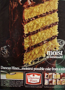 Duncan Hines Moist As Homemade Ad 1965