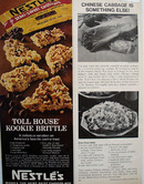 Nestles Toll House Kookie Brittle Ad 1967