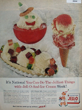 Jell O Can Do Jolliest Things Ad 1959