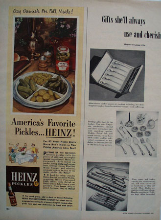 Heinz Pickles Americas Favorite Pickle Ad 1951