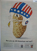 Skippy Peanuts Are You All American Nut Nut Ad 1966