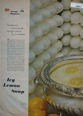 Icy Lemon Soup Great Dinners Article 1966