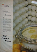 Icy Lemon Soup Great Dinners Article 1966