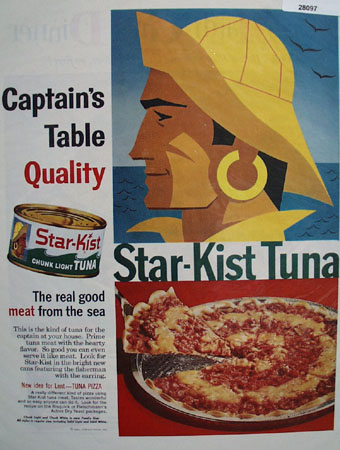 Star Kist Tuna Captains Table Quality Ad 1959