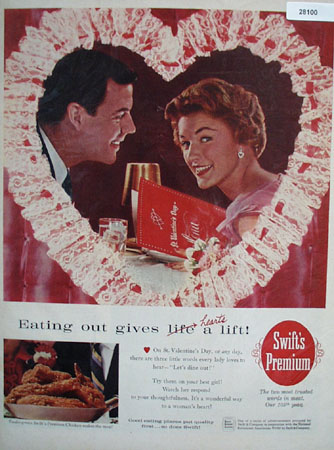 Swifts Premium Valentines Ad 1960