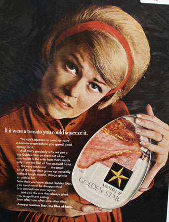 Armour Ham In A Can Ad 1967