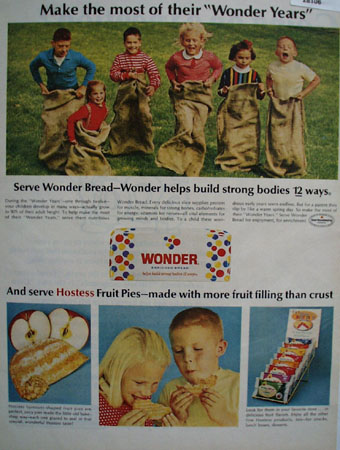Wonder Bread Make Most Of Wonder Years Ad 1966