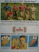Wonder Bread Make Most Of Wonder Years Ad 1966