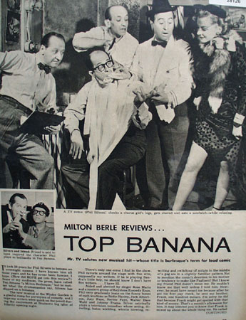Milton Berle Reviews Top Banana 1951