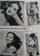 Dorothy Lamour And Glamour Article and Pictures 1945
