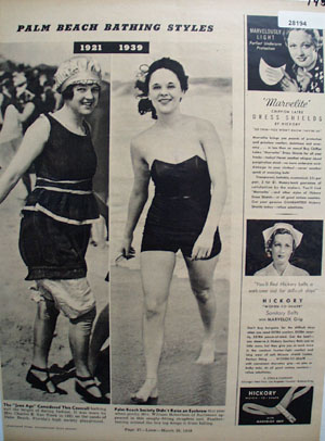 Bathing Styles Mrs Van Vleek And Mrs Robertson Article 1939