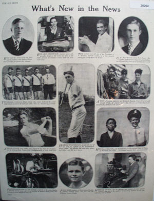 Whats New In News Harold Waterman Article 1927
