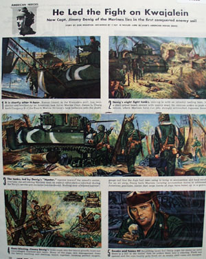 Capt Jimmy Denig Led Fight On Kwajalein Pictures 1944
