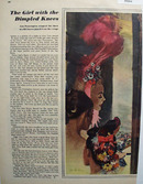 Girl With Dimpled Knees Article and Picture 1947