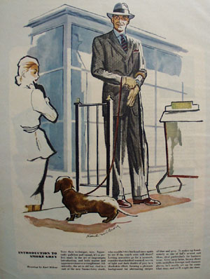 Introduction of Smoke Grey Painting by Karl Milroy 1947