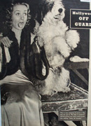 Carole Lombard and Dog 1938
