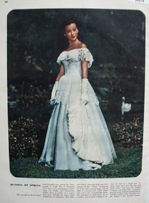Gail Russell Russell of Spring Ad 1948