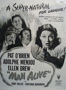 Man Alive Movie Preview Ad 1945