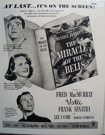 The Miracle Of The Bells Movie Preview Ad 1948
