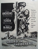 Sword In The Desert Movie Preview Ad 1949