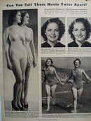 Gloria And Barbara Brewster Movie Twins Picture 1938