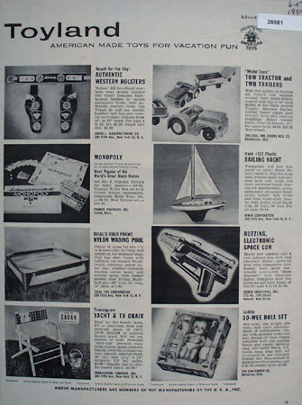 Toy Manufacturers of the U S A ad June 7, 1954