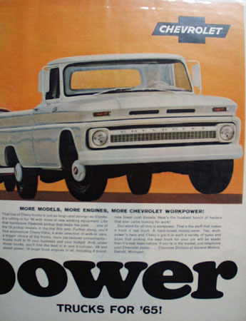 Chevrolet Truck Ad September 18, 1964