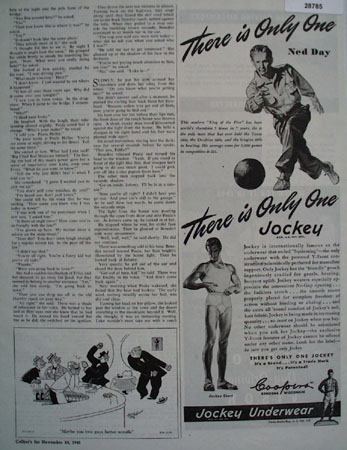 Jockey Underwear Ad November 24, 1945