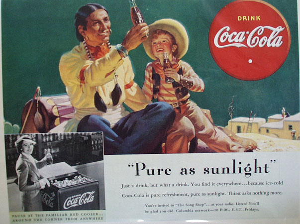 Coca Cola Pure as Sunlight Ad 1938