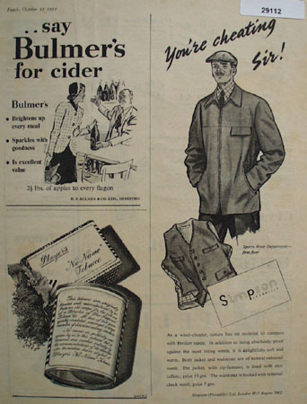 Simpson Piccadilly Ltd ad October 15, 1952