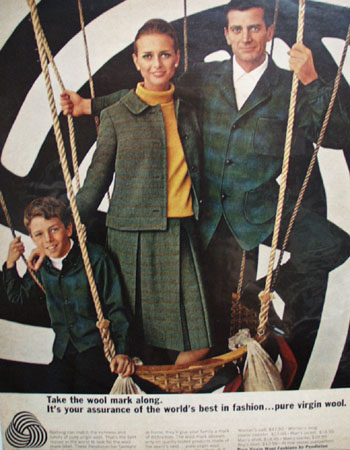 Wool Bureau Ad August, 1965