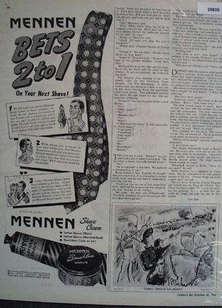 Mennen Ad October 20, 1945