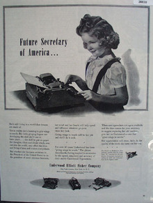 Underwood Elliott Fisher Co Ad April 22, 1944