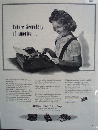 Underwood Elliott Fisher Co Ad April 22, 1944