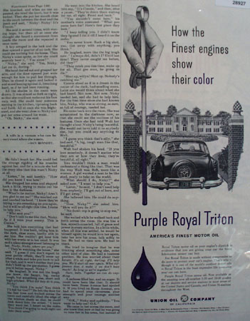 Union Oil Ad February 27, 1954