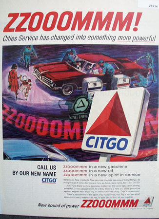 Citgo Ad 1965. Color Ad