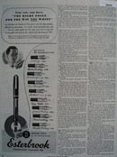 The Esterbrook Pen Co Ad August 25, 1945